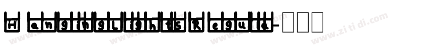 HangingLights Regula字体转换
